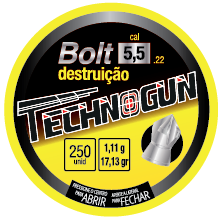 Chumbinho Technogun Bolt 5,5 c/250